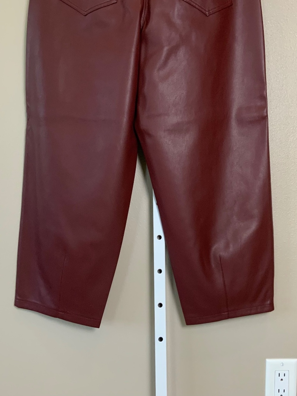 Anthropologie Pilcro The Breaker Cropped Faux Leather Pants - Picture 14 of 16